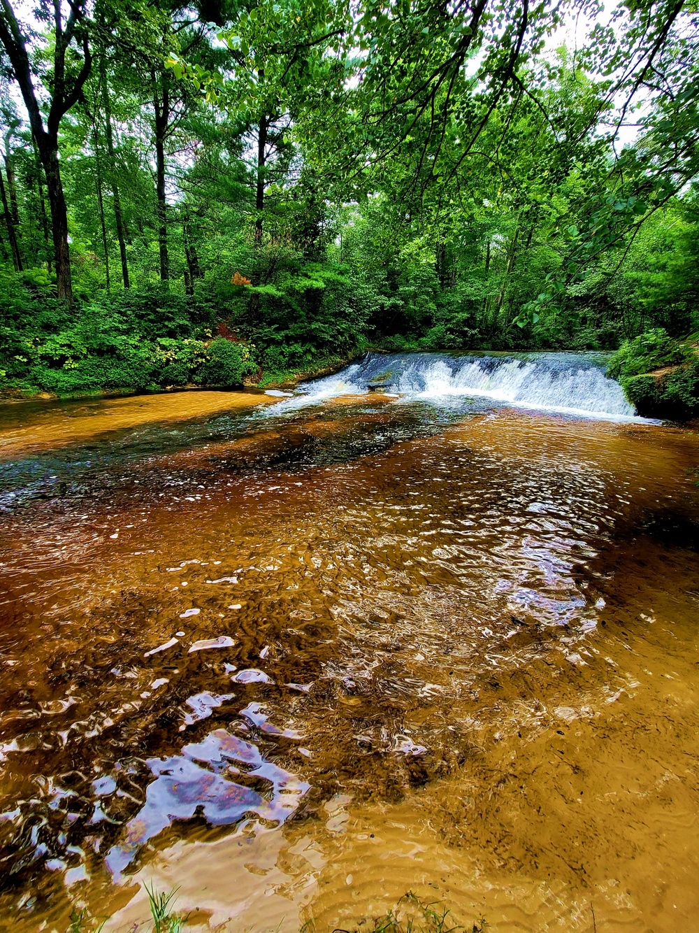 Trout Falls at Fort McCoy's Pine View Recreation Area