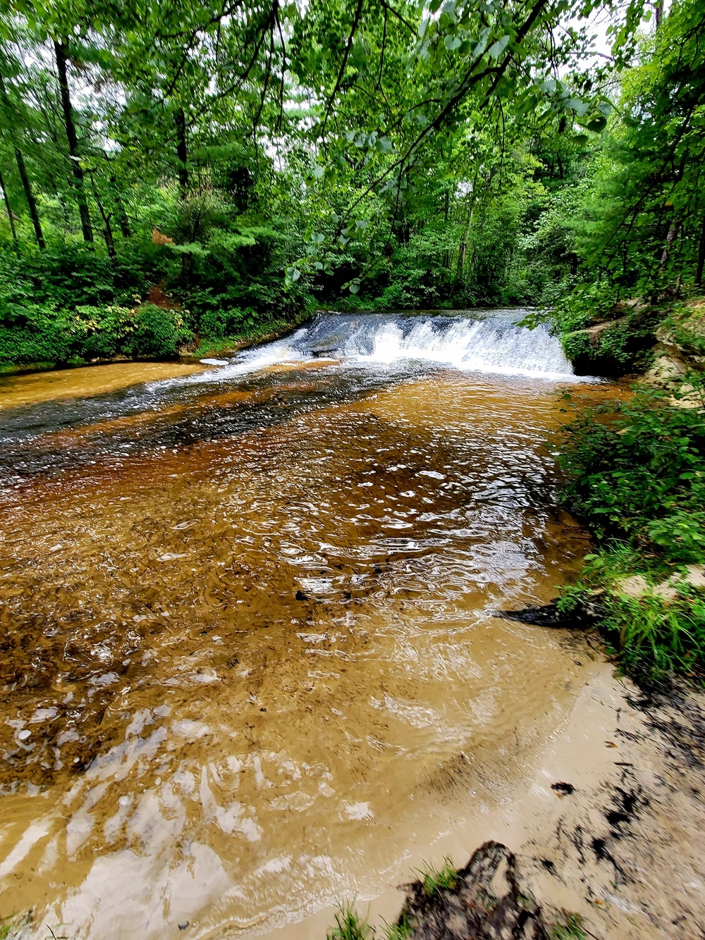 Trout Falls at Fort McCoy's Pine View Recreation Area