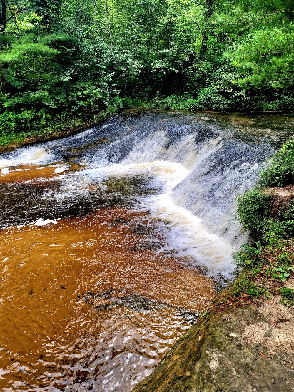 Trout Falls at Fort McCoy's Pine View Recreation Area