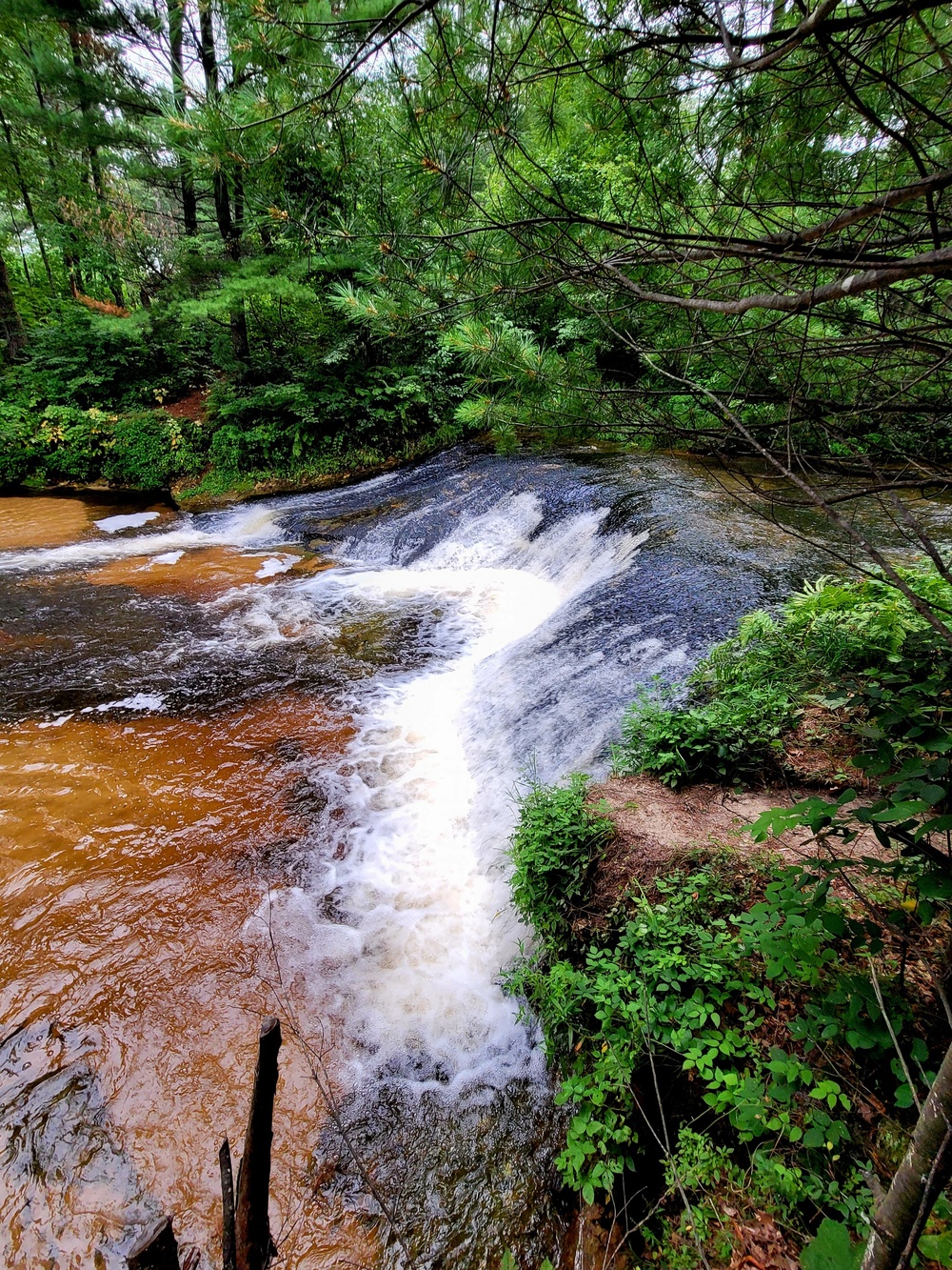 Trout Falls at Fort McCoy's Pine View Recreation Area