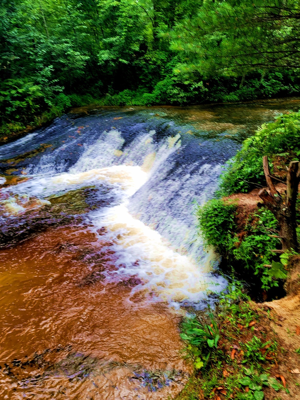 Trout Falls at Fort McCoy's Pine View Recreation Area