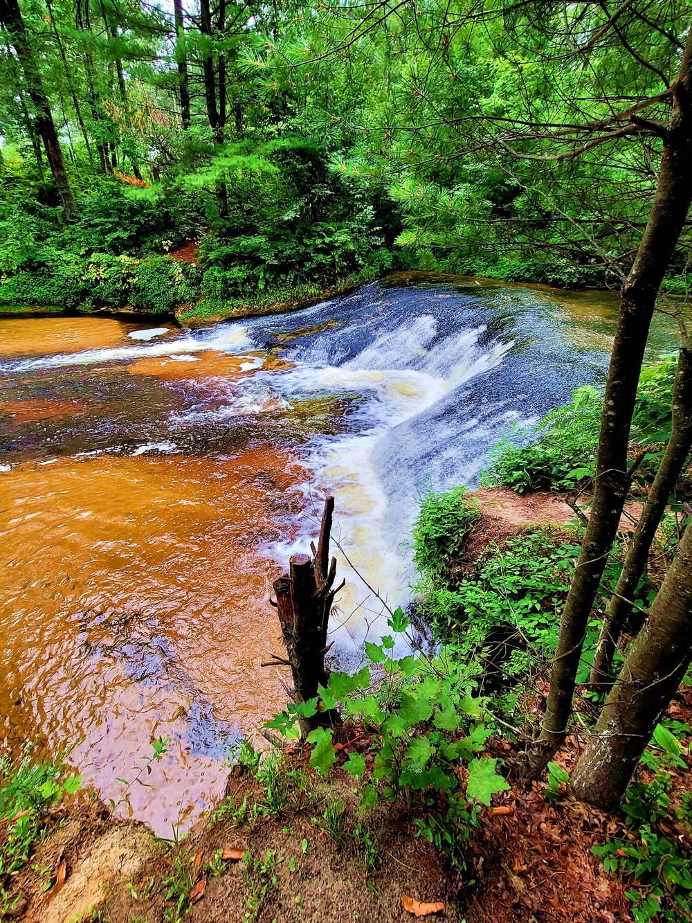 Trout Falls at Fort McCoy's Pine View Recreation Area