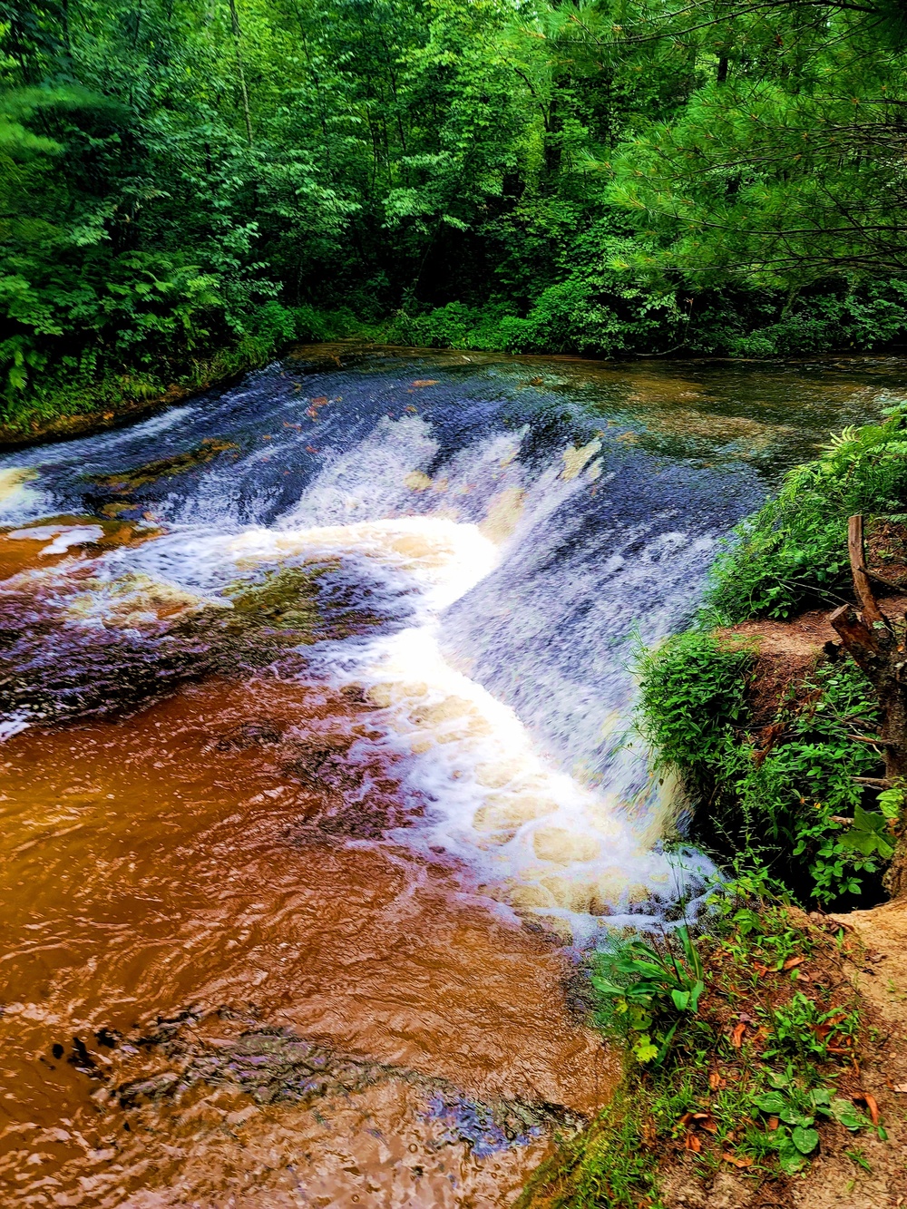 Trout Falls at Fort McCoy's Pine View Recreation Area