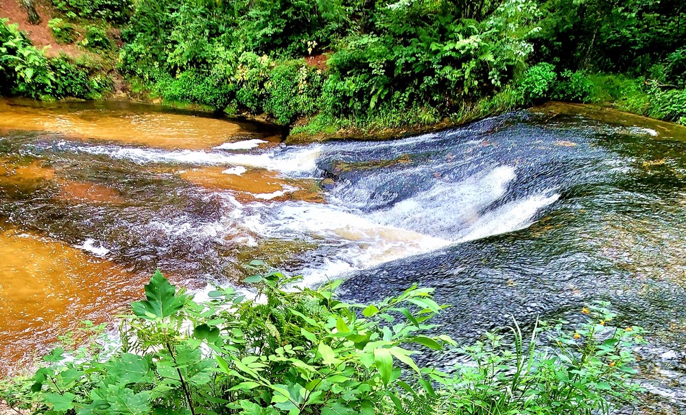 Trout Falls at Fort McCoy's Pine View Recreation Area