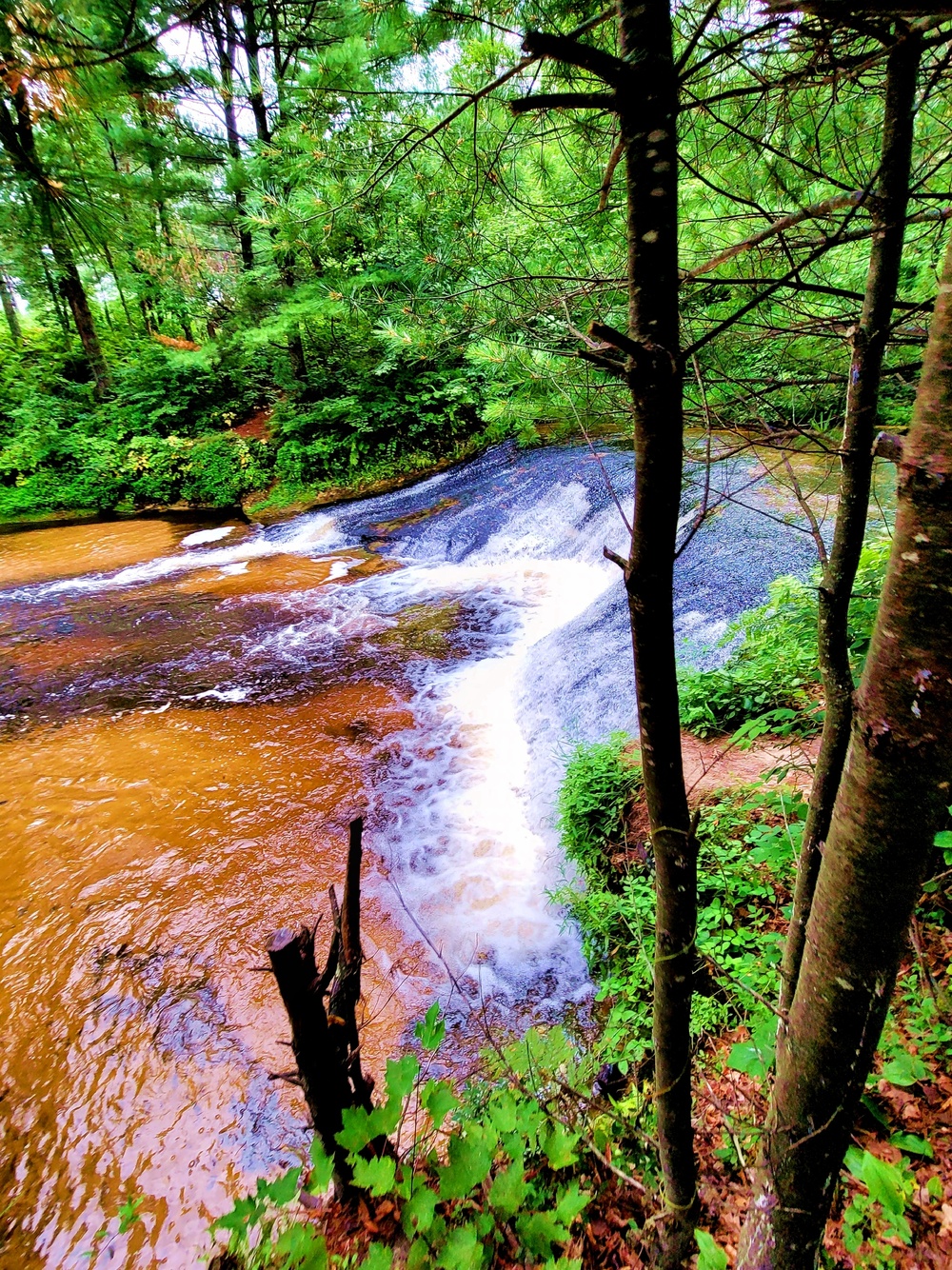 Trout Falls at Fort McCoy's Pine View Recreation Area