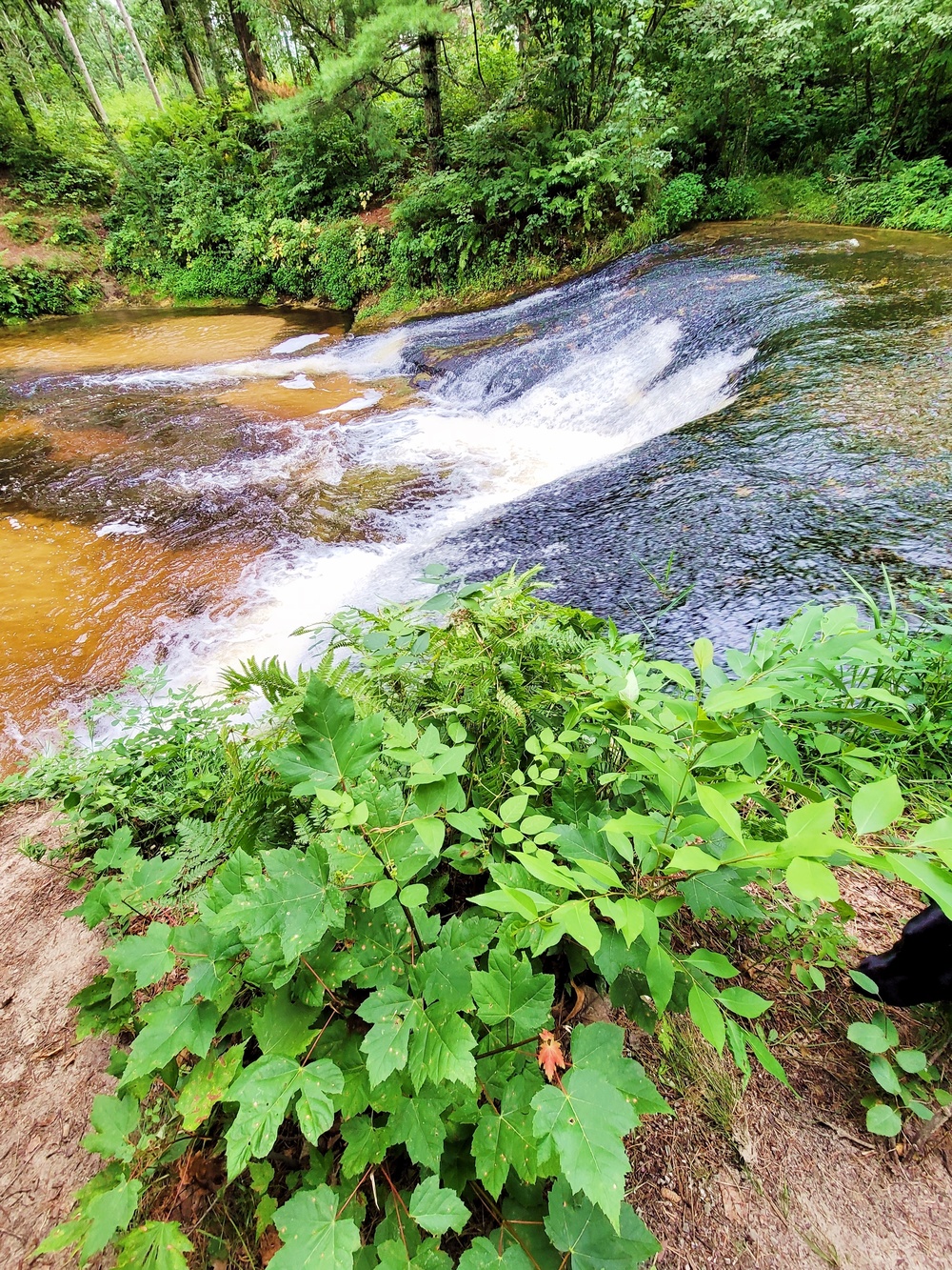 Trout Falls at Fort McCoy's Pine View Recreation Area