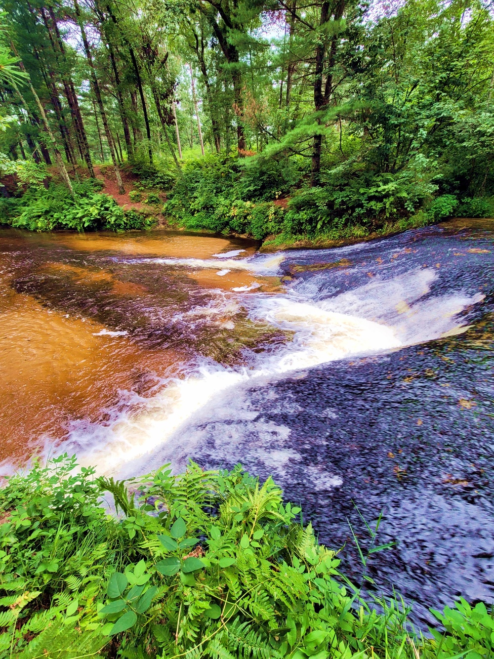 Trout Falls at Fort McCoy's Pine View Recreation Area