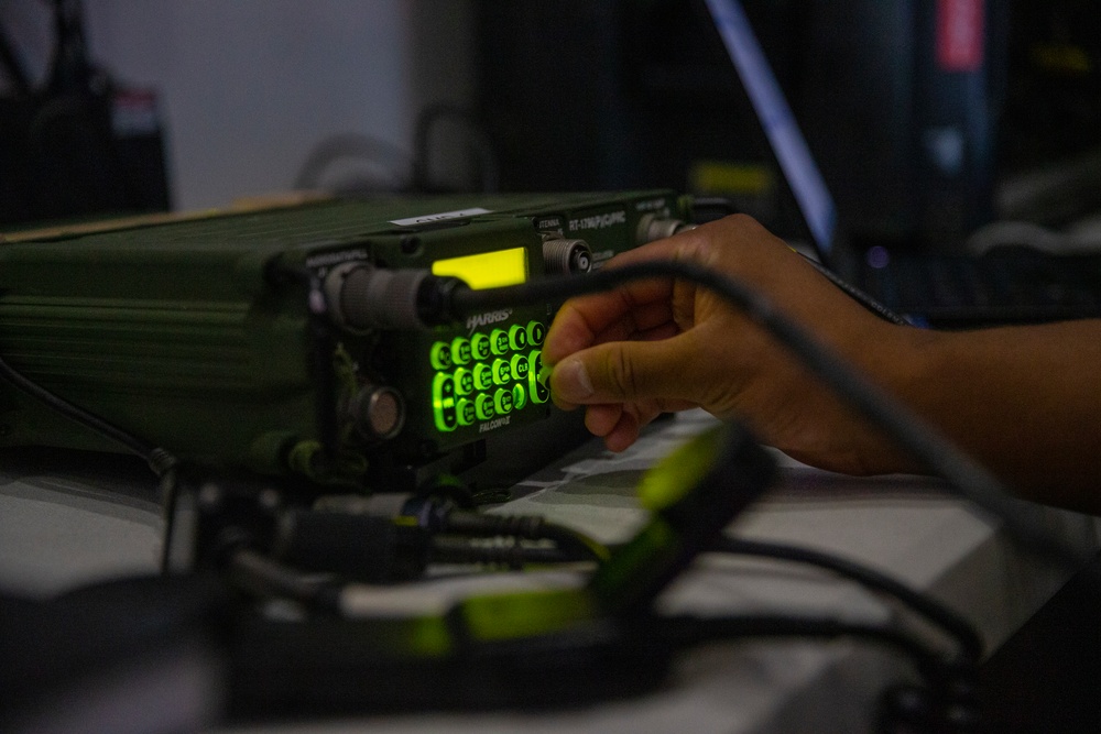 U.S. Marines support communication with Australia for Pitch Black 2022