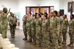 21st TSC honors Women’s Equality Day with an all-female reenlistment