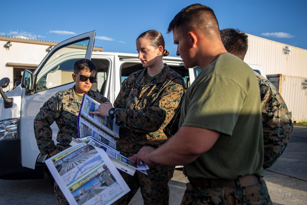 U.S. Marines setup a FARP during Orient Shield 22