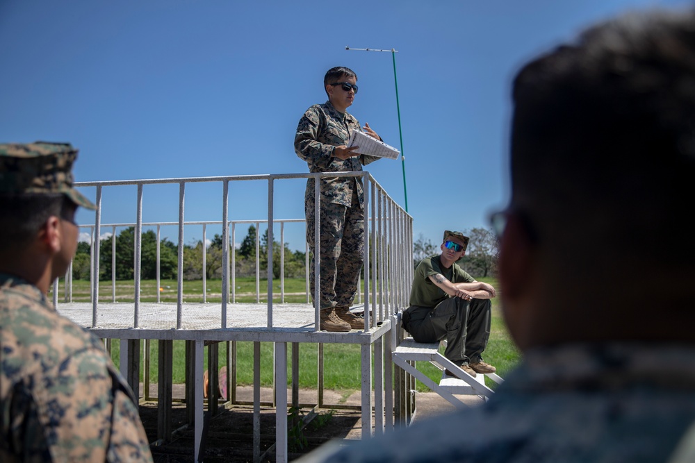 U.S. Marines setup a FARP during Orient Shield 22