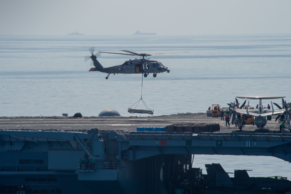 The Harry S. Truman Carrier Strike Group is on a scheduled deployment in the U.S. Naval Forces Europe area of operations, employed by U.S. Sixth Fleet to defend U.S., allied and partner interests.