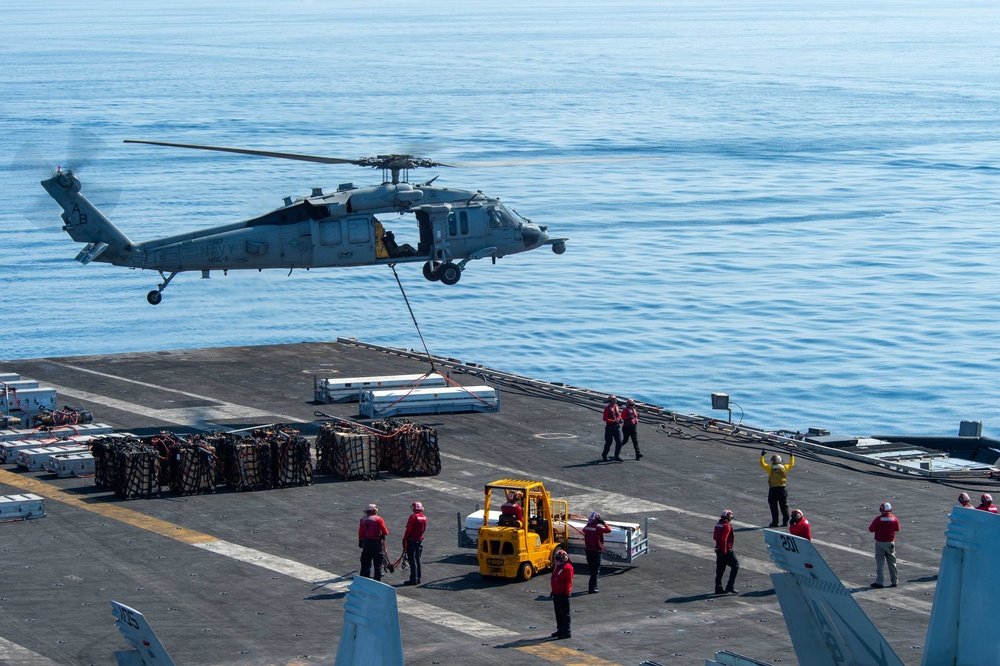 The Harry S. Truman Carrier Strike Group is on a scheduled deployment in the U.S. Naval Forces Europe area of operations, employed by U.S. Sixth Fleet to defend U.S., allied and partner interests.