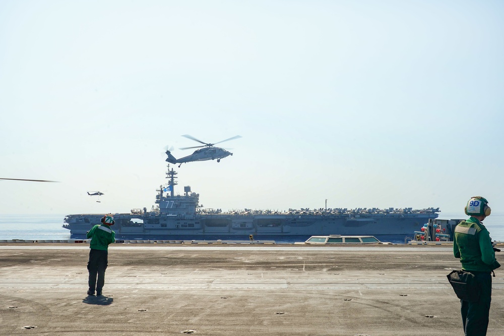 The Harry S. Truman Carrier Strike Group is on a scheduled deployment in the U.S. Naval Forces Europe area of operations, employed by U.S. Sixth Fleet to defend U.S., allied and partner interests.