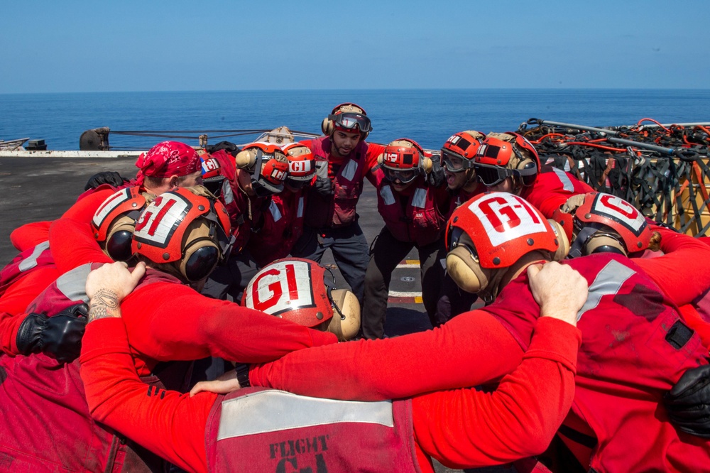 The Harry S. Truman Carrier Strike Group is on a scheduled deployment in the U.S. Naval Forces Europe area of operations, employed by U.S. Sixth Fleet to defend U.S., allied and partner interests.