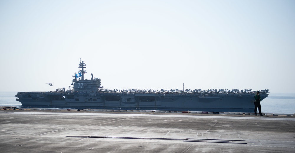 The Harry S. Truman Carrier Strike Group is on a scheduled deployment in the U.S. Naval Forces Europe area of operations, employed by U.S. Sixth Fleet to defend U.S., allied and partner interests.