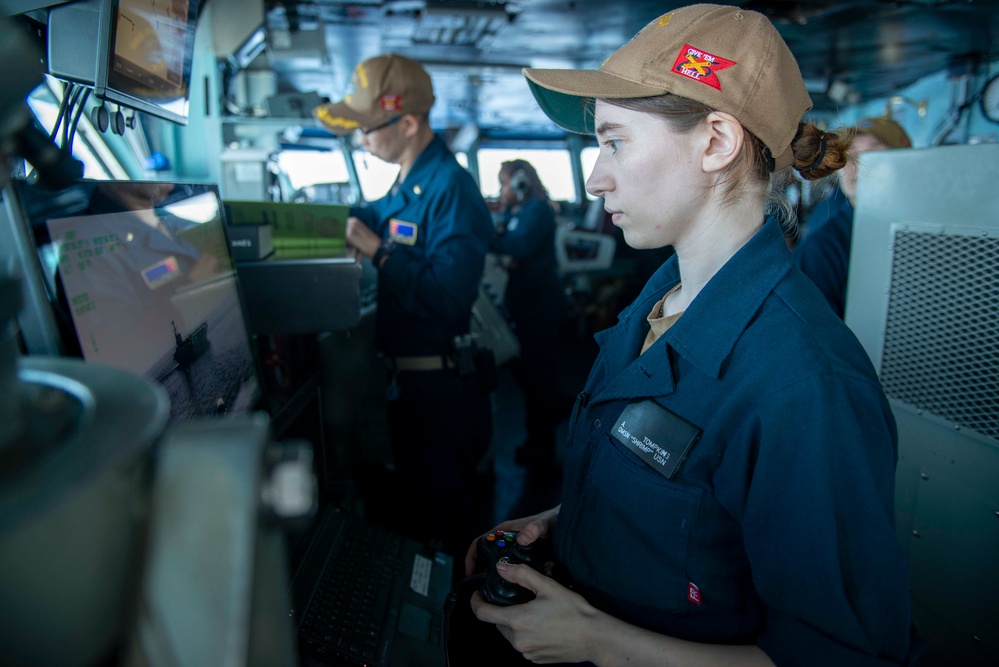 The Harry S. Truman Carrier Strike Group is on a scheduled deployment in the U.S. Naval Forces Europe area of operations, employed by U.S. Sixth Fleet to defend U.S., allied and partner interests.