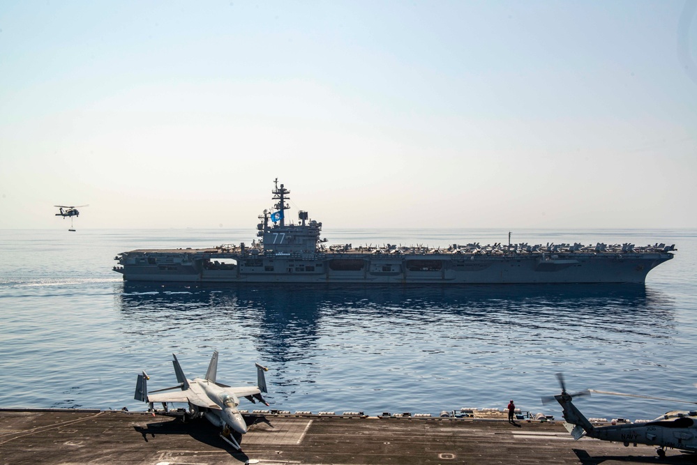 The Harry S. Truman Carrier Strike Group is on a scheduled deployment in the U.S. Naval Forces Europe area of operations, employed by U.S. Sixth Fleet to defend U.S., allied and partner interests.