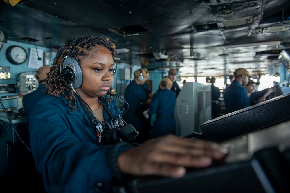 The Harry S. Truman Carrier Strike Group is on a scheduled deployment in the U.S. Naval Forces Europe area of operations, employed by U.S. Sixth Fleet to defend U.S., allied and partner interests.