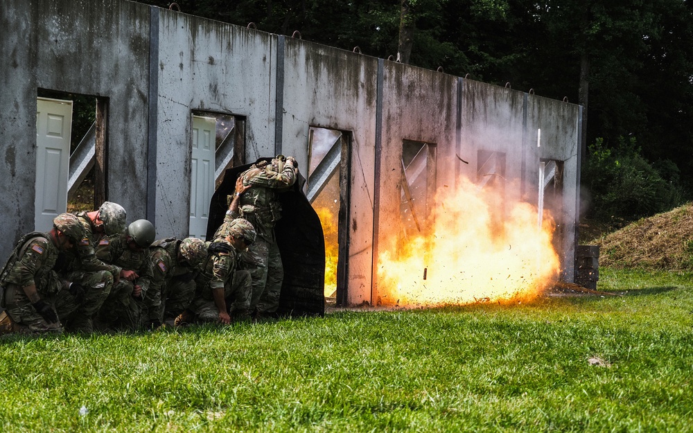 776th Engineer Battalion conduct training