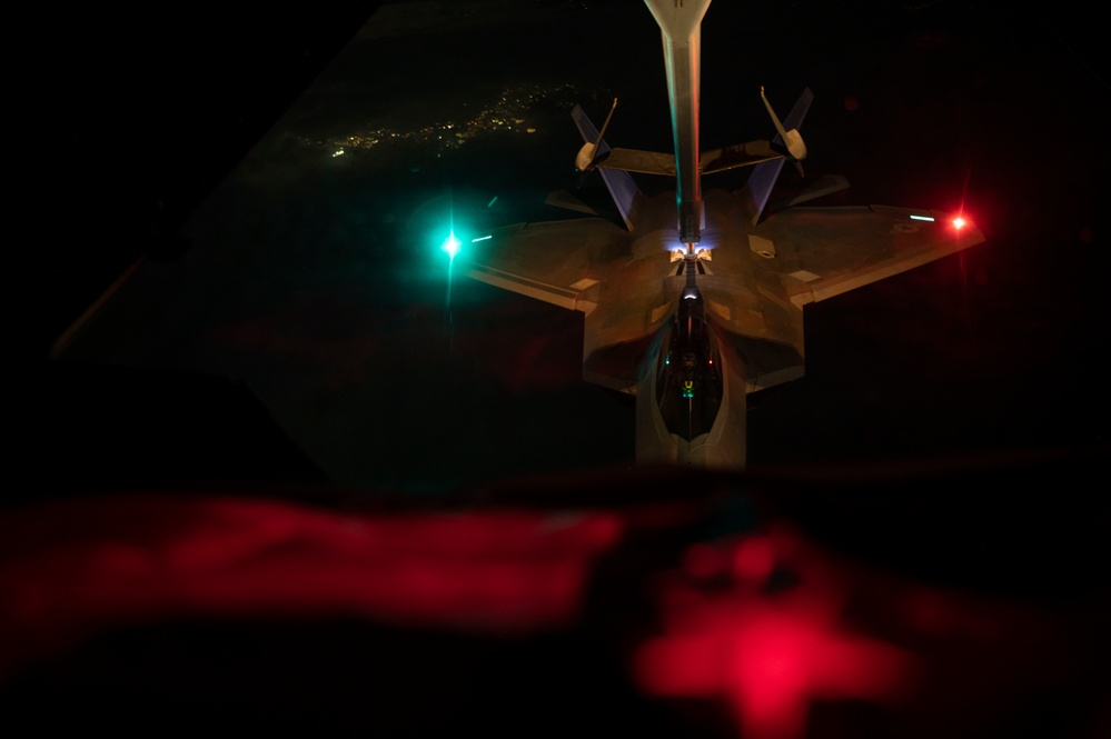 Fueling Raptors at night