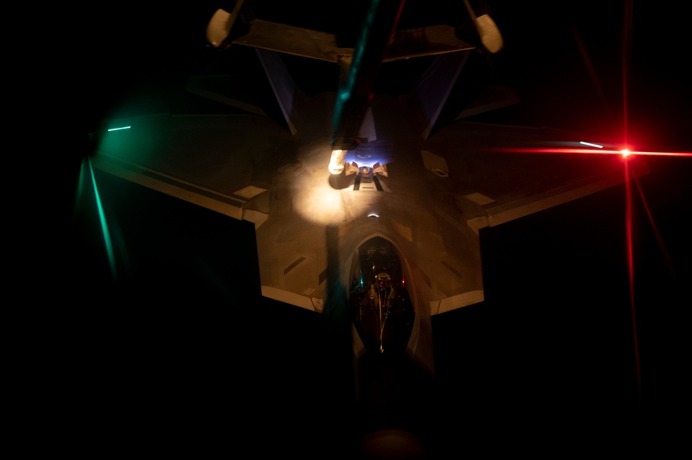 Fueling Raptors at night