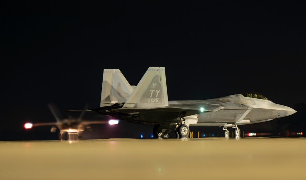 Fueling Raptors at night