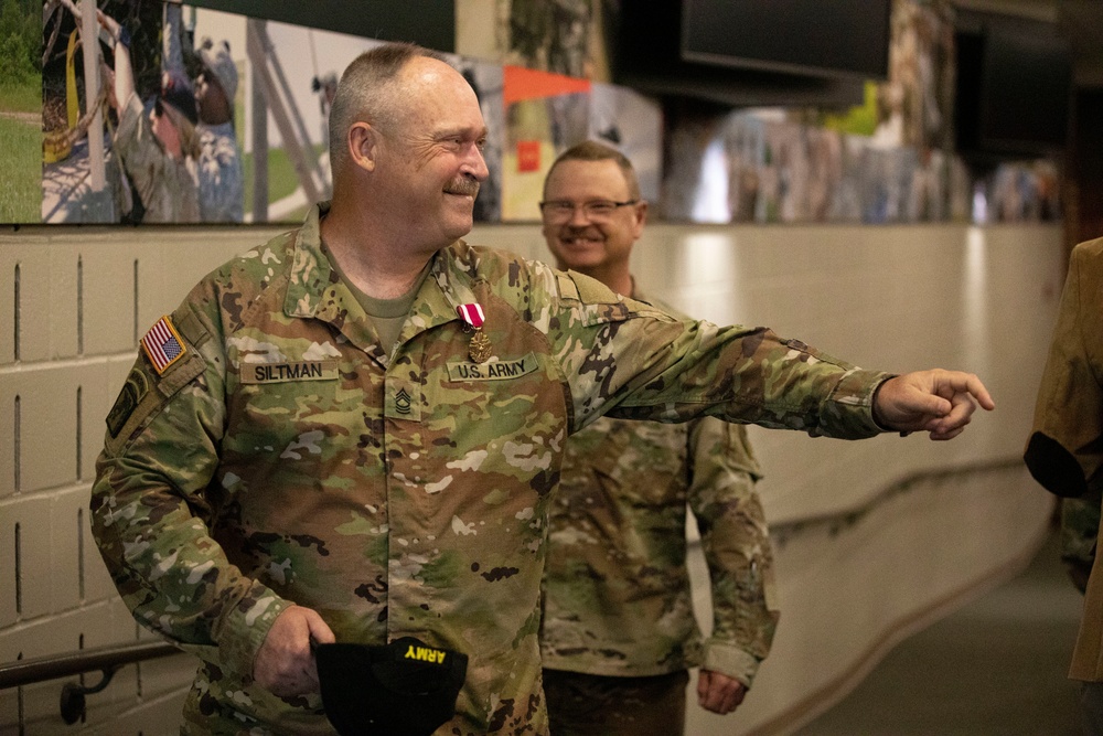 Master Sgt. Donald Siltman retires after nearly 40 years of service