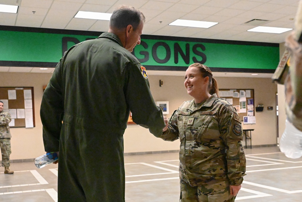 18th AF commander visits LRAFB