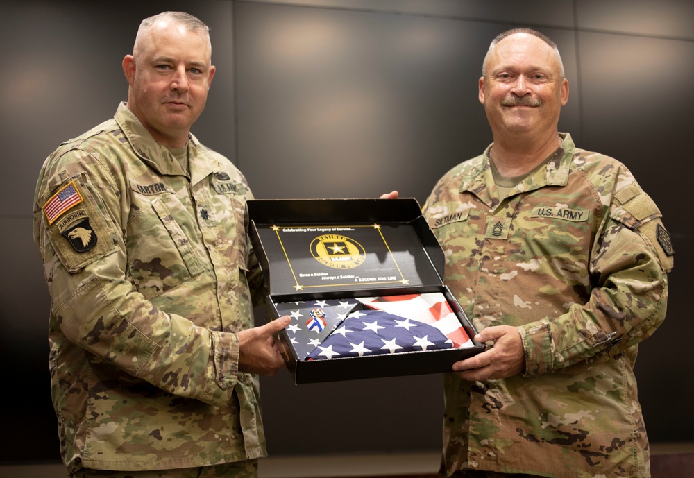 Master Sgt. Donald Siltman retires after nearly 40 years of service