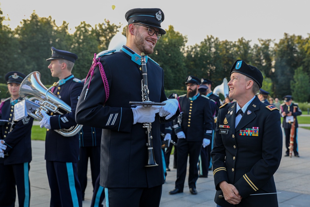 Big Red One Band Participates in Inaugural Lithuanian Military Tattoo