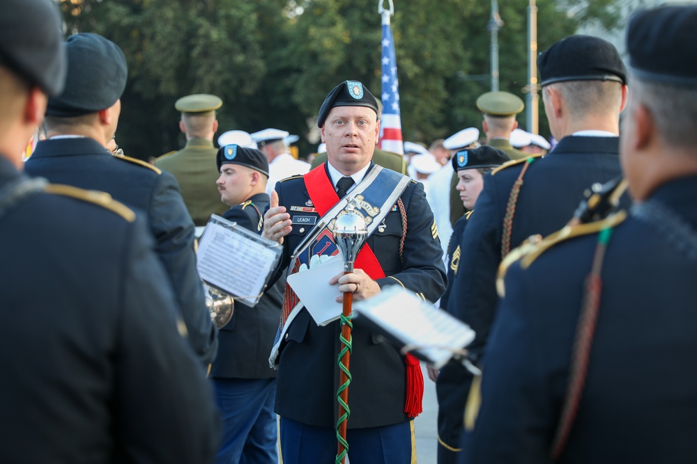 Big Red One Band Participates in Inaugural Lithuanian Military Tattoo