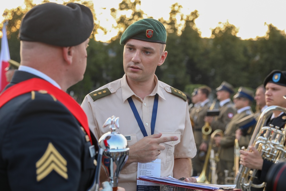 Big Red One Band Participates in Inaugural Lithuanian Military Tattoo