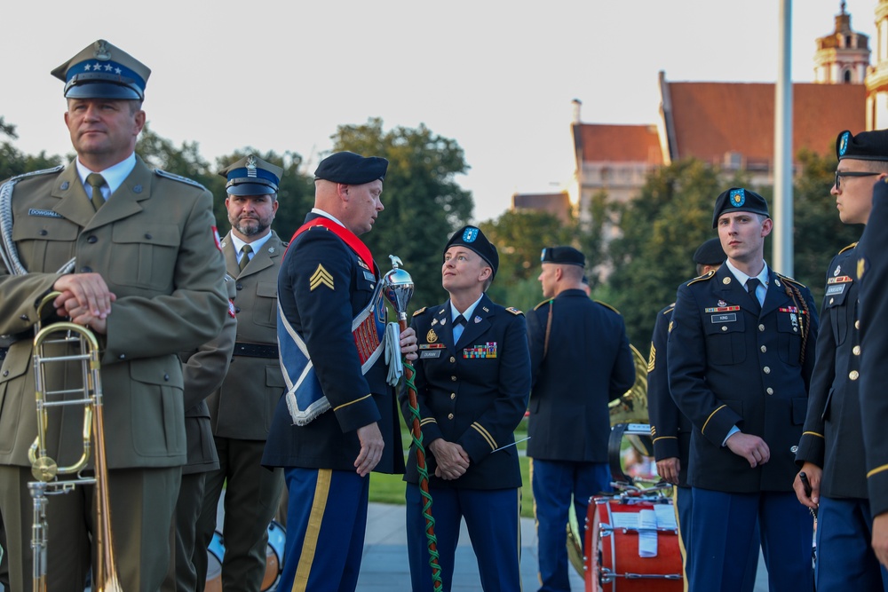 Big Red One Band Participates in Inaugural Lithuanian Military Tattoo