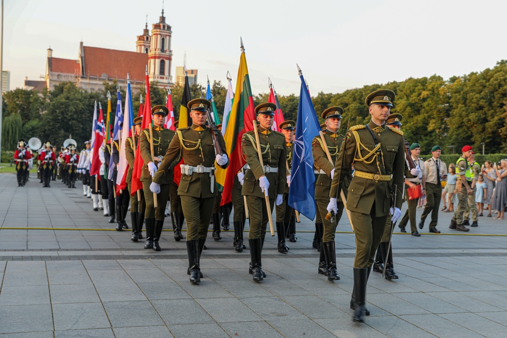 Big Red One Band Participates in Inaugural Lithuanian Military Tattoo