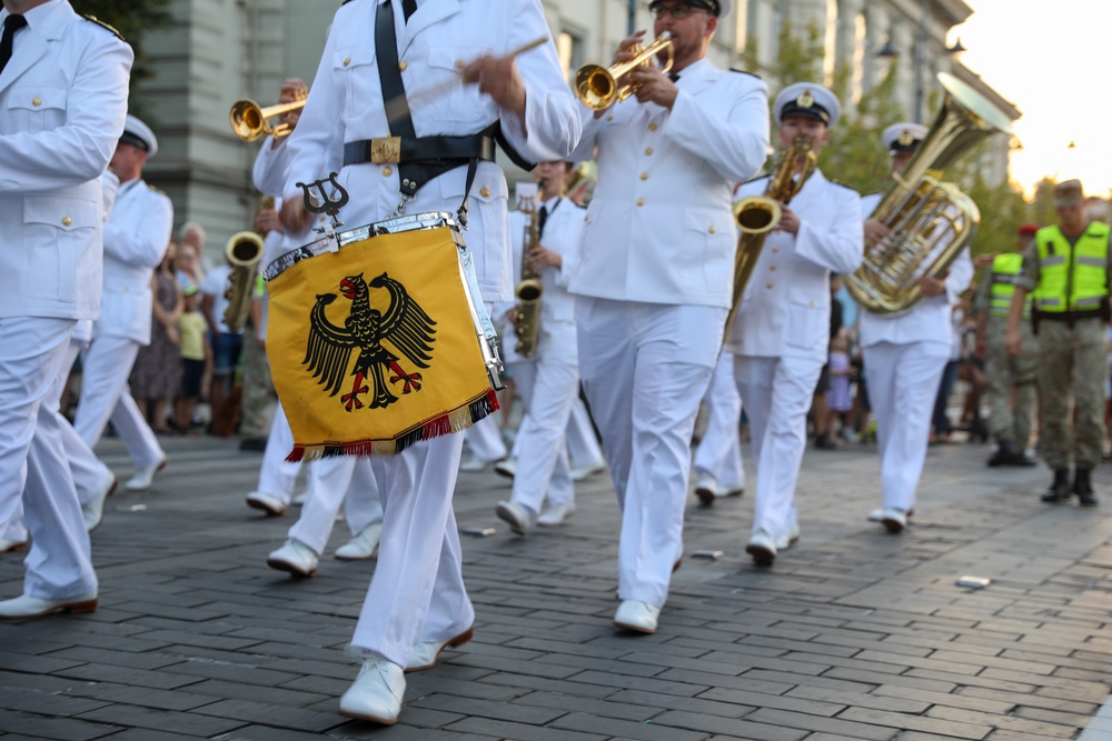 Big Red One Band Participates in Inaugural Lithuanian Military Tattoo