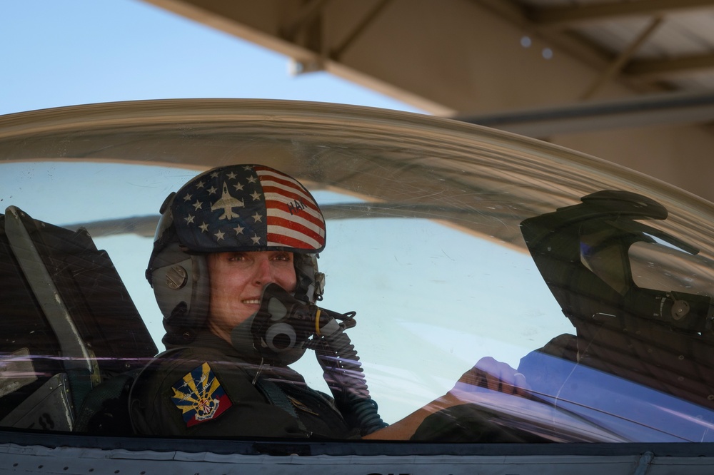 Another Milestone: First female in the U.S. Air Force Reserve to reach 2,000 hours takes final flight with 944th Fighter Wing