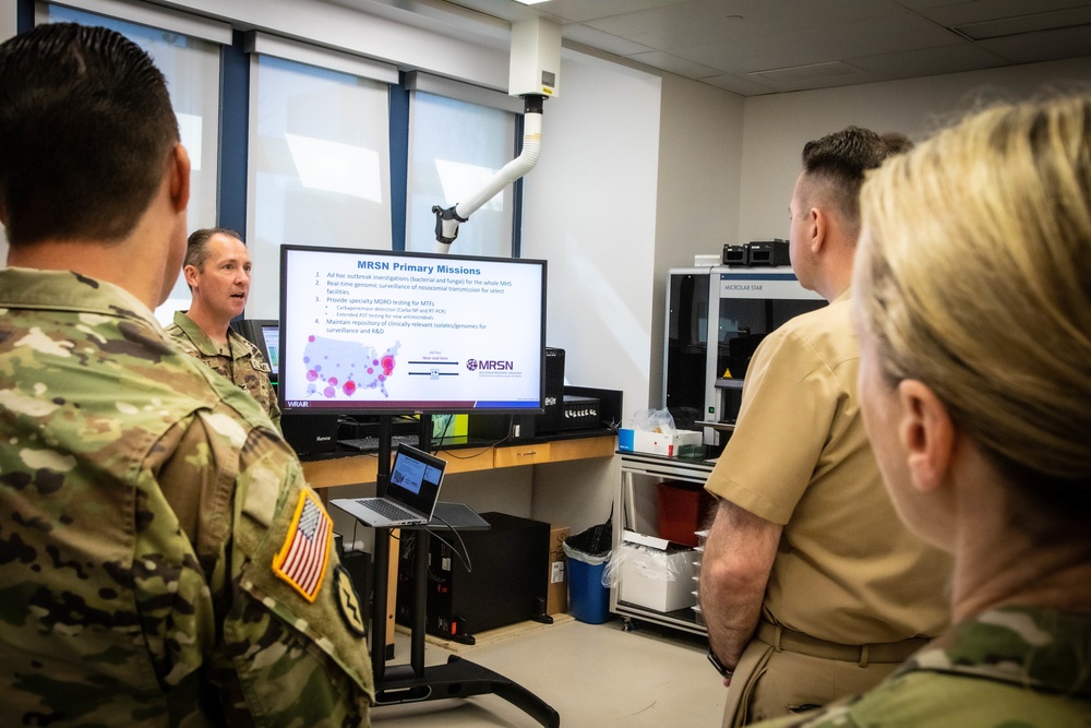 Rear Admiral Brandon L. Taylor Visit at WRAIR