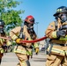 914th Air Refueling Wing firefighters conduct aircraft fire suppression training