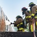 914th Air Refueling Wing firefighters conduct aircraft fire suppression training