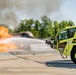 914th Air Refueling Wing firefighters conduct aircraft fire suppression training