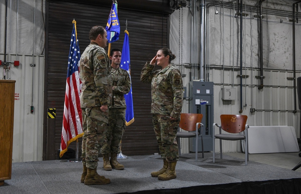 Maj. Naomi Ballard assumes command of the 477th Maintenance Squadron