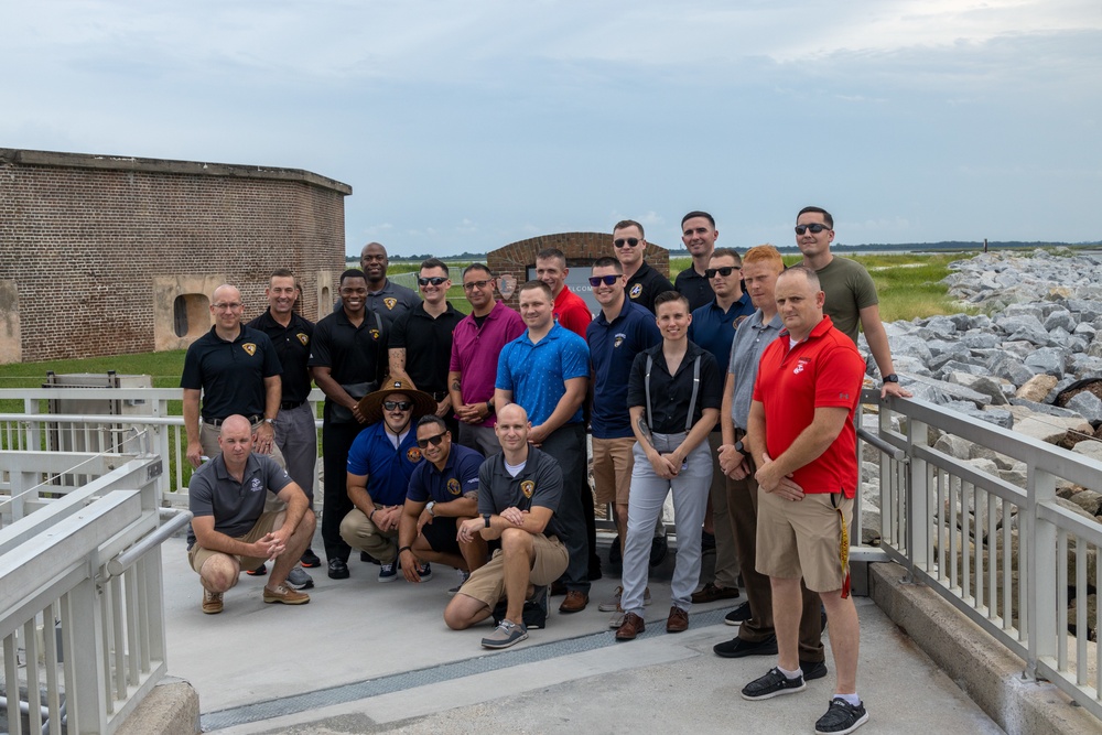 6th Marine Corps District Recruiters visit Fort Sumter