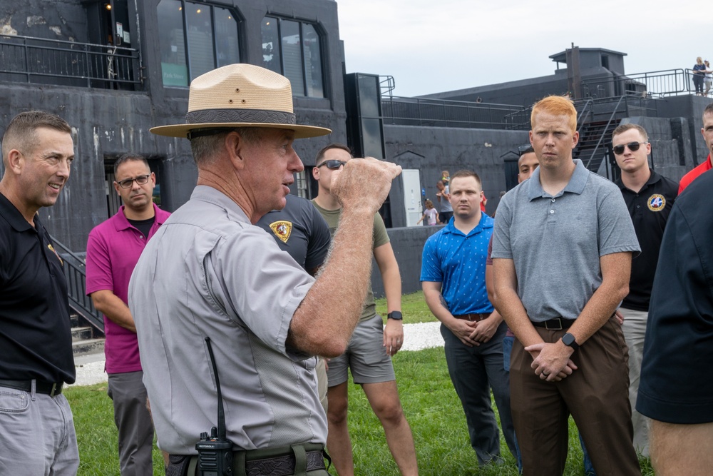 6th Marine Corps District Recruiters visit Fort Sumter