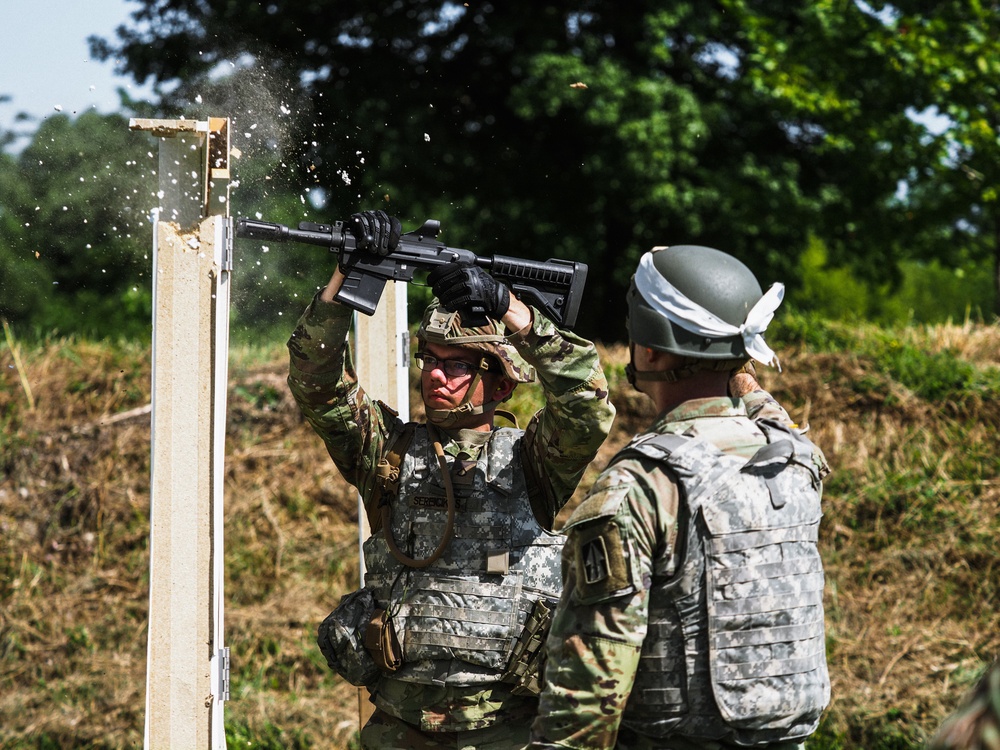 776th Engineer Battalion conduct training