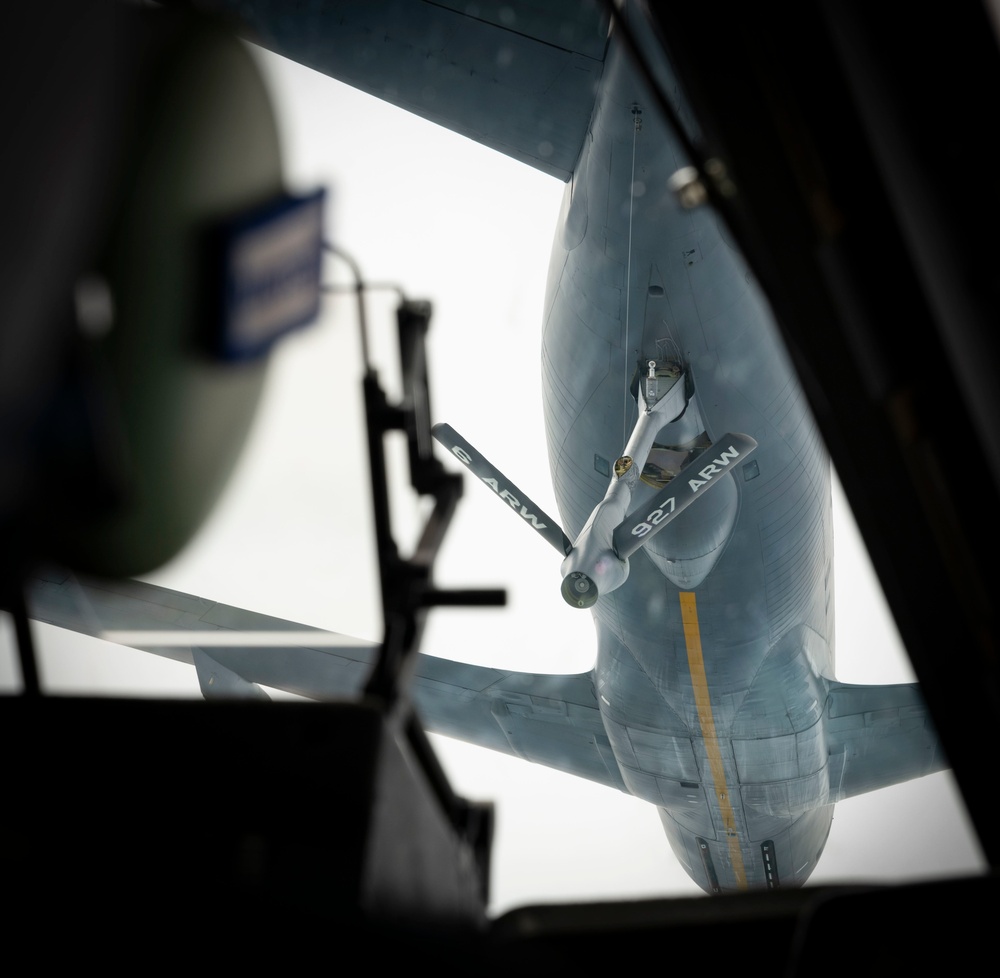 300th AS Conduct Aerial Refueling Mission