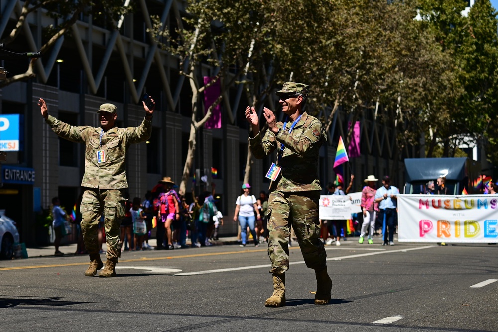 California National Guard represented at Silicon Valley Pride