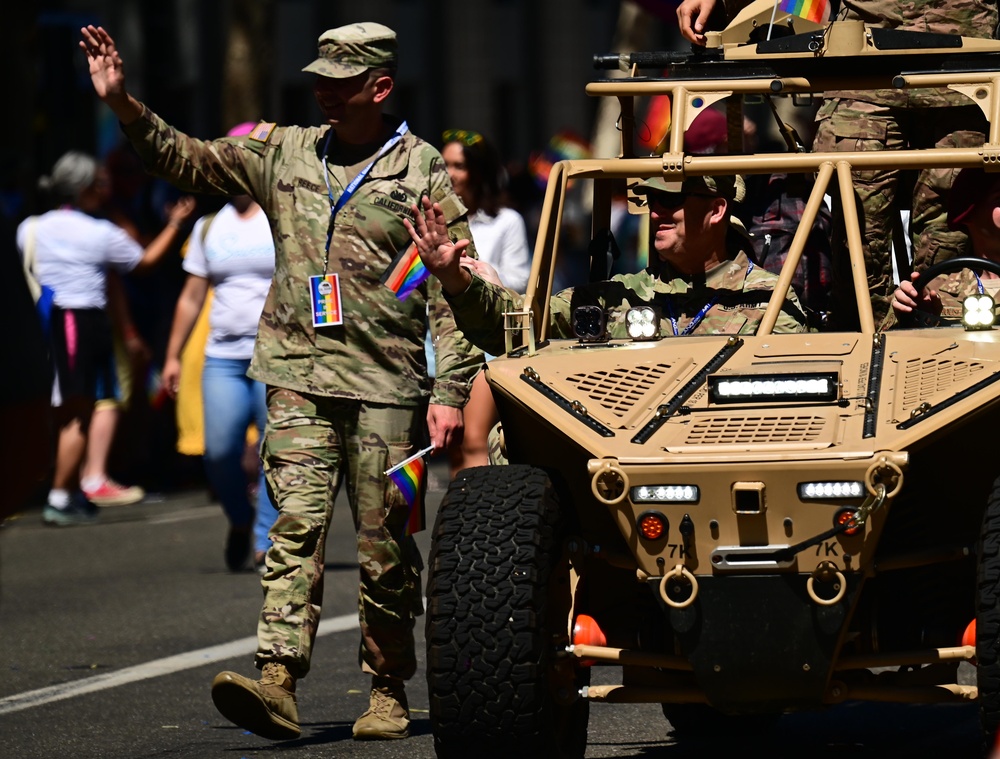 California National Guard represented at Silicon Valley Pride