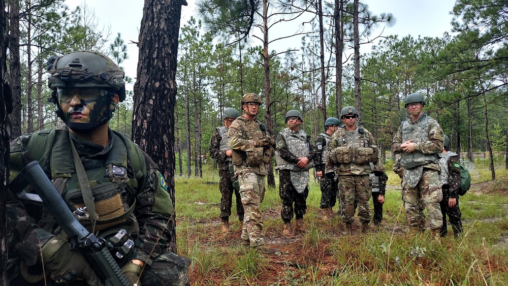 Brazilian Army leadership lauds opportunity to train with U.S. Army at JRTC