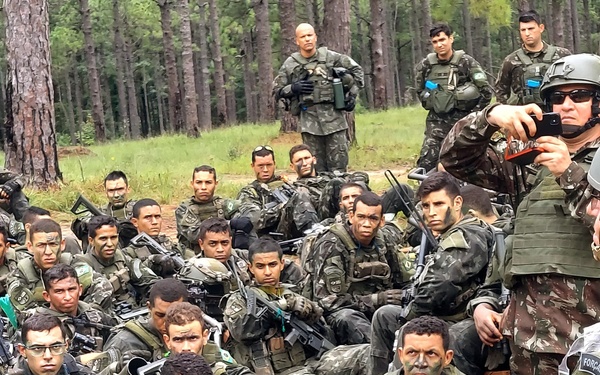 Brazilian Army leadership lauds opportunity to train with U.S. Army at JRTC